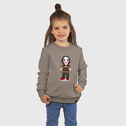 Свитшот хлопковый детский Free Billy Hugs, цвет: утренний латте — фото 2