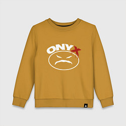 Свитшот хлопковый детский Onyх, цвет: горчичный