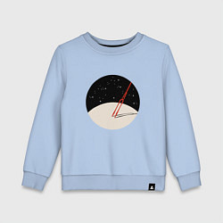 Свитшот хлопковый детский Евангелион нового поколения, цвет: мягкое небо