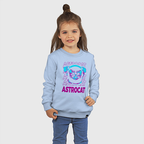 Детский свитшот АстроКот / Мягкое небо – фото 3
