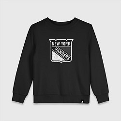 Свитшот хлопковый детский New York Rangers Серый, цвет: черный