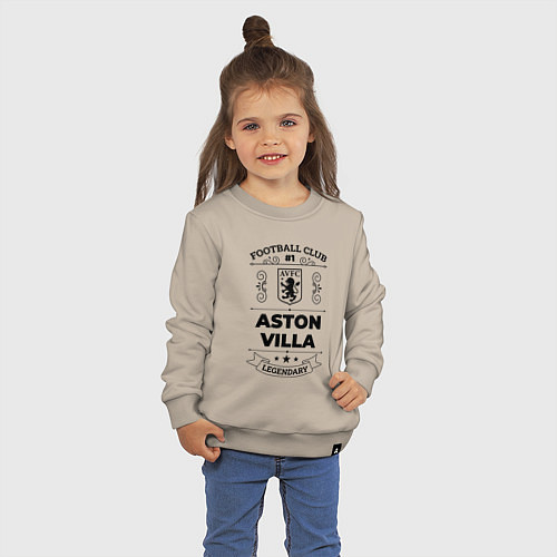 Детский свитшот Aston Villa: Football Club Number 1 Legendary / Миндальный – фото 3