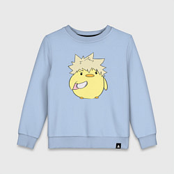 Свитшот хлопковый детский Опасный Бакуго My Hero Academia, цвет: мягкое небо