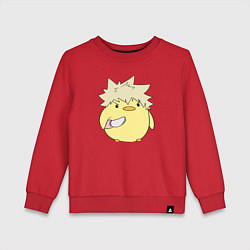 Свитшот хлопковый детский Опасный Бакуго My Hero Academia, цвет: красный