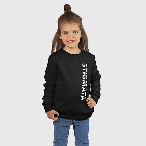 Детский свитшот Stigmata ПРОТИВ ПРАВИЛ / Черный – фото 3