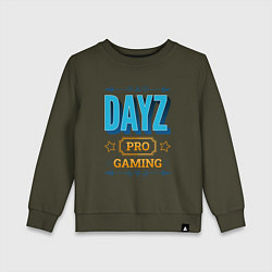 Свитшот хлопковый детский Игра DayZ PRO Gaming, цвет: хаки
