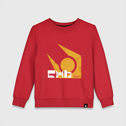 Свитшот хлопковый детский Half life - city 17, цвет: красный