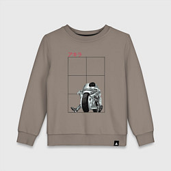 Детский свитшот Акира Мицуро на байке