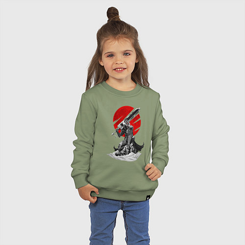 Детский свитшот Guts the Black Swordsman / Авокадо – фото 3