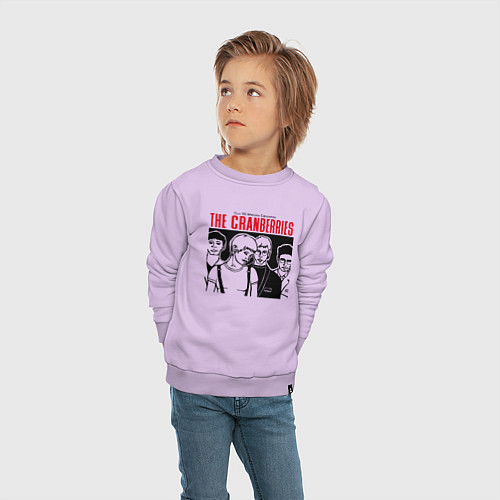Детский свитшот Sus 50 mejores canciones - The Cranberries / Лаванда – фото 4