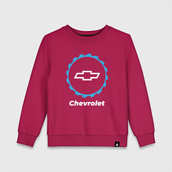 Свитшот хлопковый детский Chevrolet в стиле Top Gear, цвет: маджента