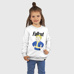 Свитшот хлопковый детский Fallout blondie boy, цвет: белый — фото 2