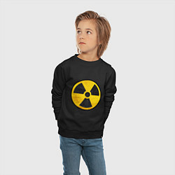 Свитшот хлопковый детский Atomic Nuclear, цвет: черный — фото 2
