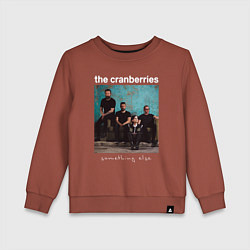 Свитшот хлопковый детский The Cranberries rock, цвет: кирпичный