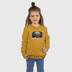 Свитшот хлопковый детский Ханукальное чудо, цвет: горчичный — фото 2