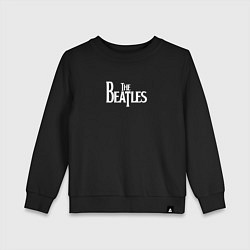 Свитшот хлопковый детский The Beatles Let It Be, цвет: черный