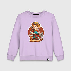 Детский свитшот Мальчик-дровоcек