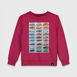 Детский свитшот Hot Wheels - collection Автомобили на полке