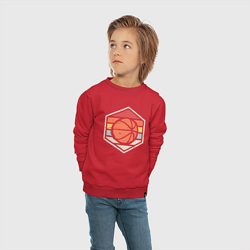Детский свитшот Basket Baller / Красный – фото 4