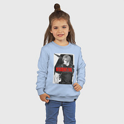 Свитшот хлопковый детский Леон с базукой - Resident, цвет: мягкое небо — фото 2