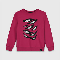 Детский свитшот Vintage devil fox eye