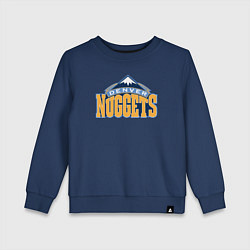 Свитшот хлопковый детский Denver Nuggets, цвет: тёмно-синий