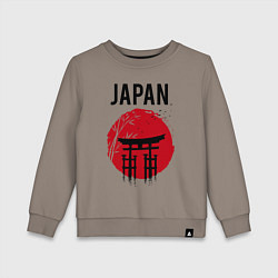 Детский свитшот Japan red sun