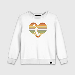 Детский свитшот Love girl volleyball