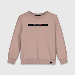 Свитшот хлопковый детский Карелия регионы России, цвет: пыльно-розовый