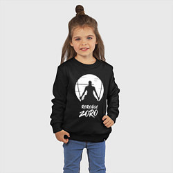 Свитшот хлопковый детский Ророноа Зоро, цвет: черный — фото 2