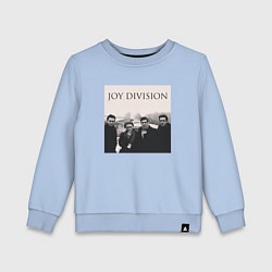 Свитшот хлопковый детский Тру фанат Joy Division, цвет: мягкое небо