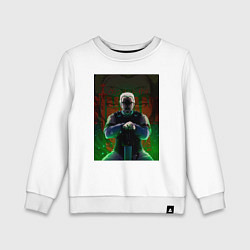 Свитшот хлопковый детский Сага о Винланде - Аскеладд, цвет: белый