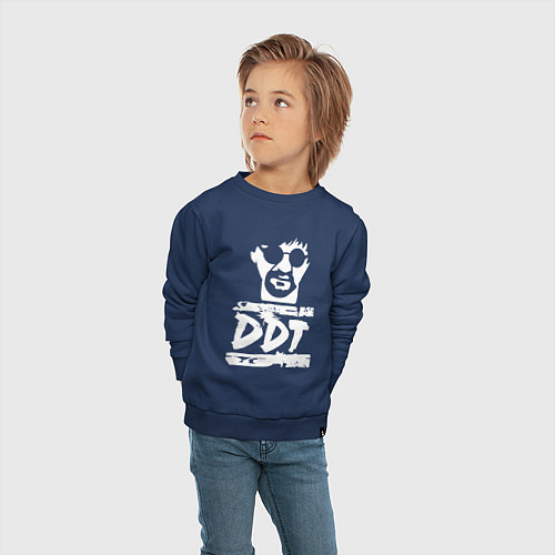 Детский свитшот DDT - Юрий Шевчук / Тёмно-синий – фото 4