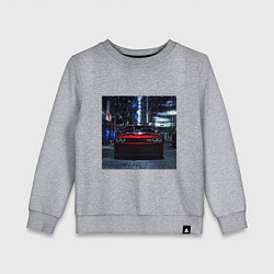 Свитшот хлопковый детский Hellcat, цвет: меланж