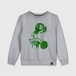 Свитшот хлопковый детский Go Celtics, цвет: меланж