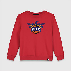 Свитшот хлопковый детский Phoenix Suns fire, цвет: красный