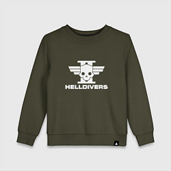 Детский свитшот Helldivers 2: Logo