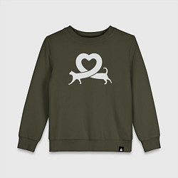 Детский свитшот Cats love