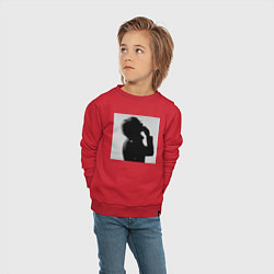 Свитшот хлопковый детский Phrequency, цвет: красный — фото 2
