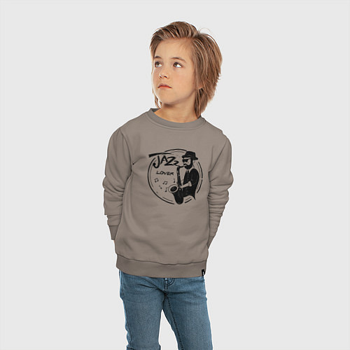 Детский свитшот Jazz lover / Утренний латте – фото 4