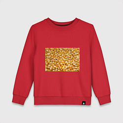Детский свитшот Трансформация зерен в объемные столбы