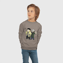 Свитшот хлопковый детский Vault Jay and silent Bob, цвет: утренний латте — фото 2