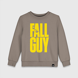 Детский свитшот The fall guy logo