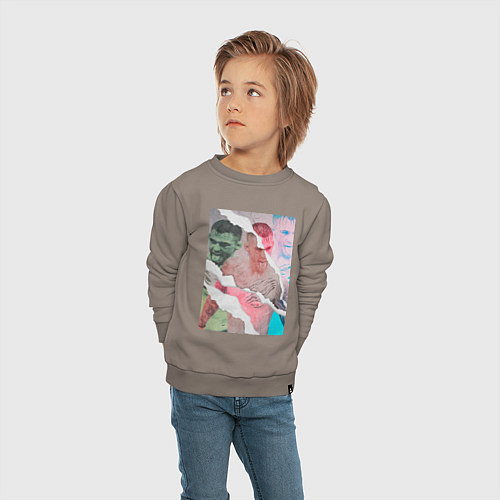 Детский свитшот Дастин Даймонд Порье / Утренний латте – фото 4