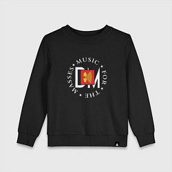 Детский свитшот Depeche Mode - Music for the masses logos