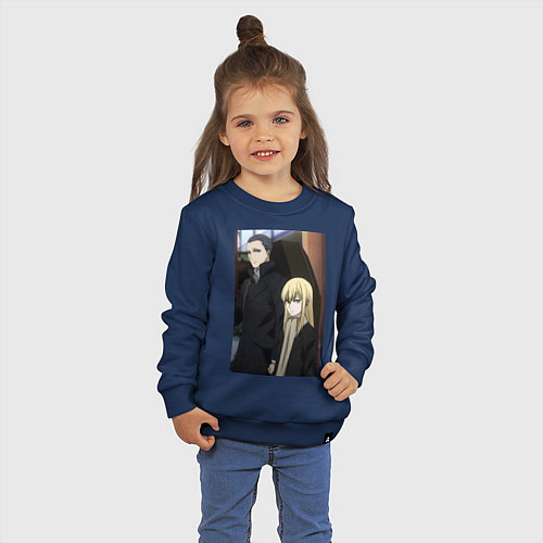 Детский свитшот Гидо Ашаф / Тёмно-синий – фото 3