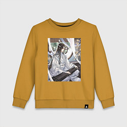Свитшот хлопковый детский Ванцзи Лань, цвет: горчичный