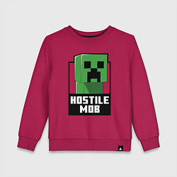 Детский свитшот Minecraft hostile mob