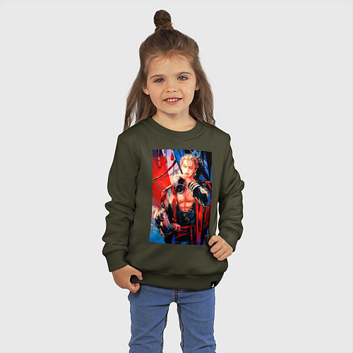 Детский свитшот Ван-Пис Зоро Ророноа / Хаки – фото 3