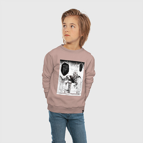 Детский свитшот О моём перерождении в слизь Римуру Темпест манга / Пыльно-розовый – фото 4